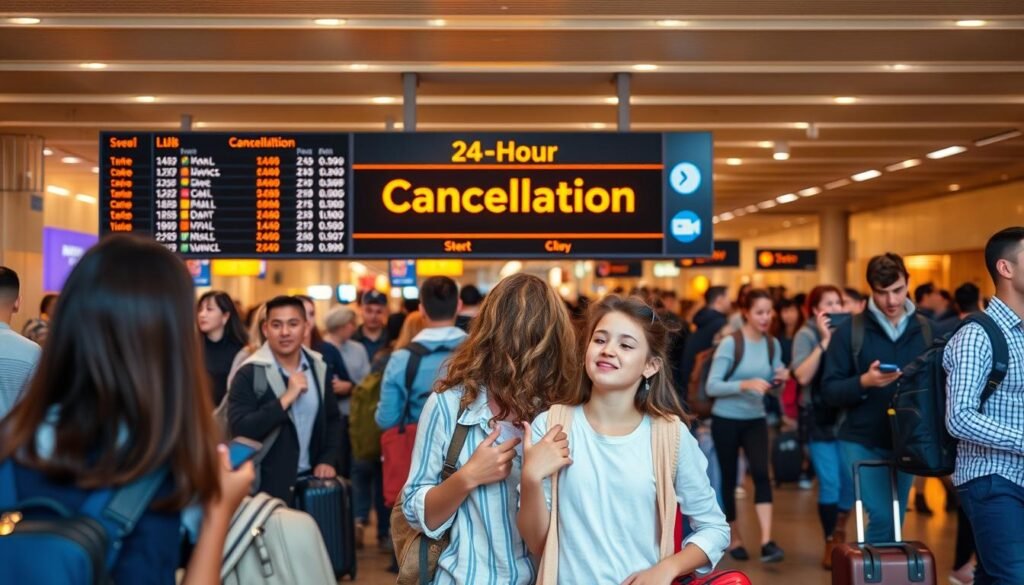 24-hour flight cancellation