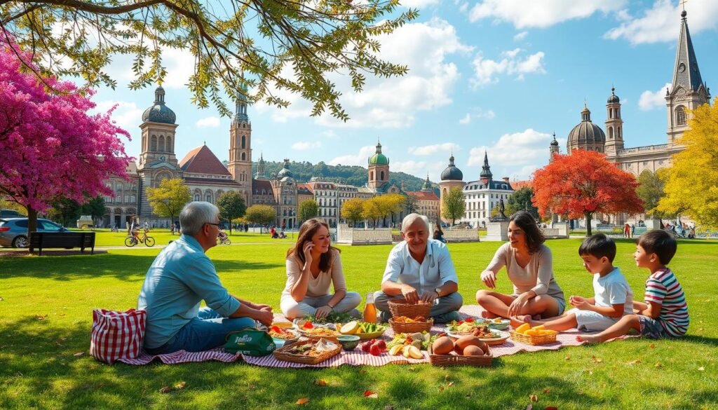 Expat family travel