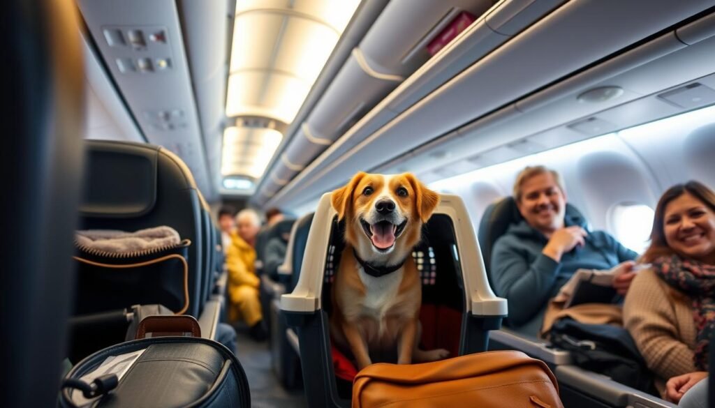 Flying with dogs