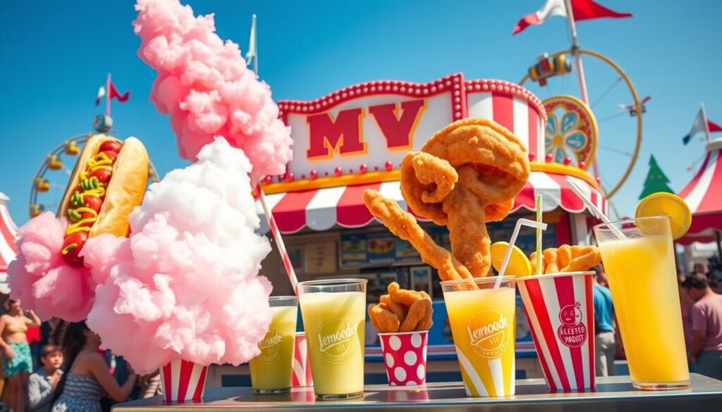 amusement park food