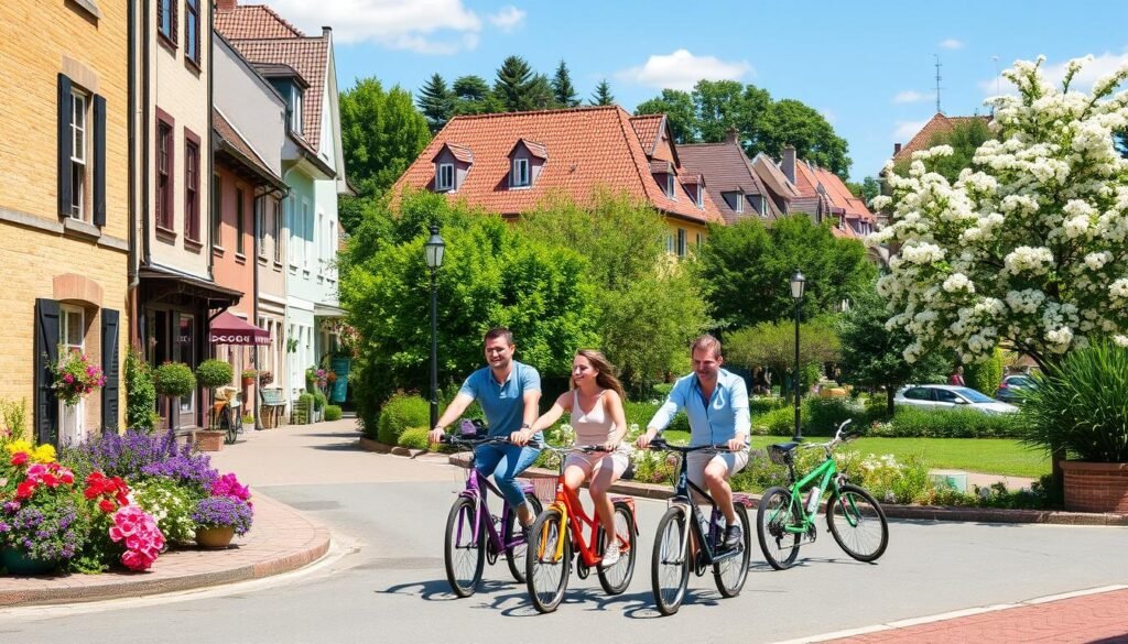biking